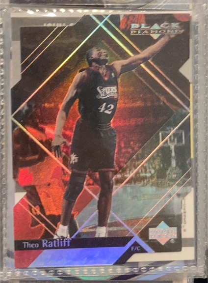 1999-00 Upper Deck Black Diamond #61 Theo Ratliff — front