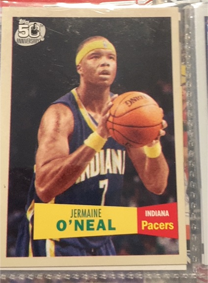 2007-08 Topps 1957-58 Variations #7 Jermaine O'Neal — front