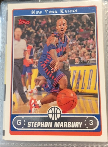 2006-07 Topps #192 Stephon Marbury — front