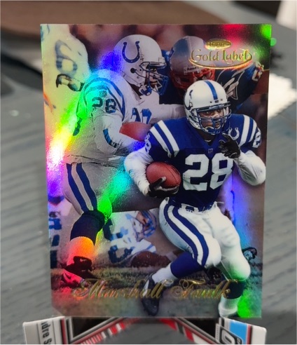 1998 Topps Gold Label #11 Marshall Faulk — front