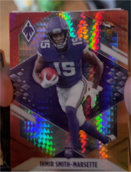 2021 Panini Phoenix Fire Burst #140 Ihmir Smith-Marsette — front