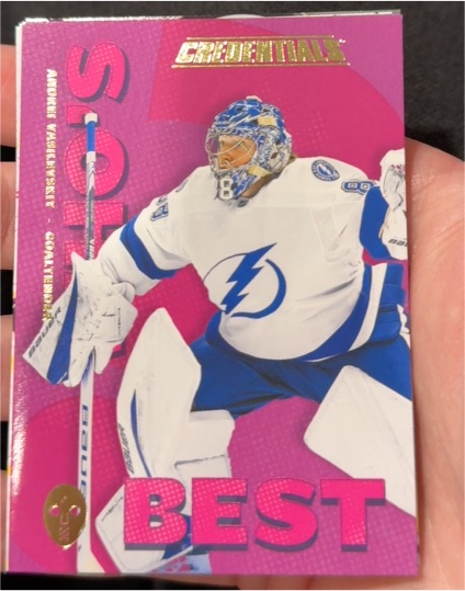 2023-24 Upper Deck Credentials #WB-AV Andrei Vasilevskiy — front