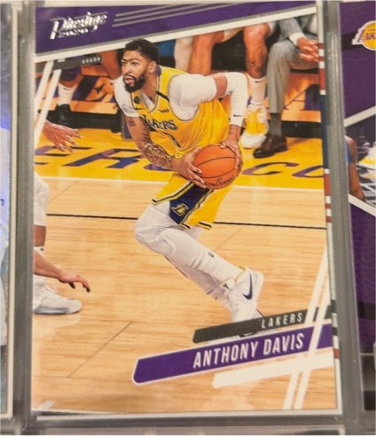 2019-20 Panini Chronicles Prestige #53 Anthony Davis — front