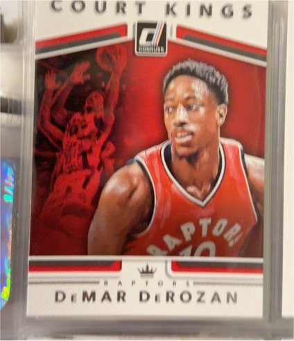2017-18 Donruss Court Kings #25 DeMar DeRozan — front