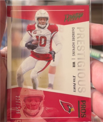2022 Panini Prestige Prestigious Pros #PP-24 DeAndre Hopkins — front