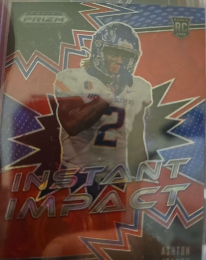 2025 Panini Prizm Draft Picks Instant Impact #II-AJY Ashton Jeanty — front