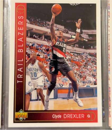 1993-94 Upper Deck #90 Clyde Drexler — front