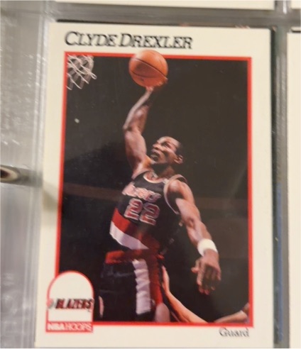 1991 NBA Hoops #174 Clyde Drexler — front
