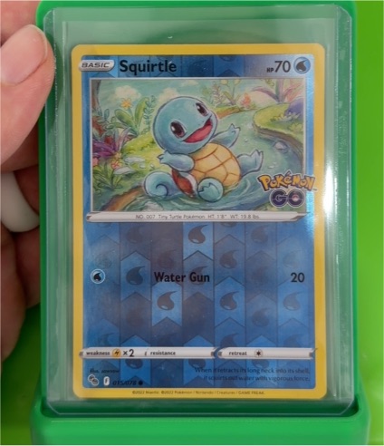 2022 Pokémon GO #015 Squirtle — front
