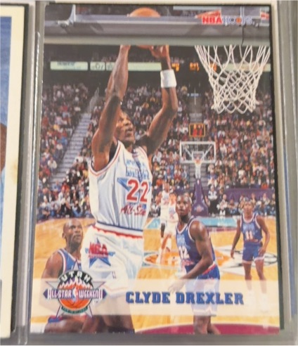 1993-94 Hoops #270 Clyde Drexler — front
