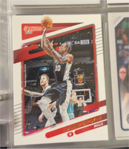 2021-22 Panini Donruss #21 DeMar DeRozan — front
