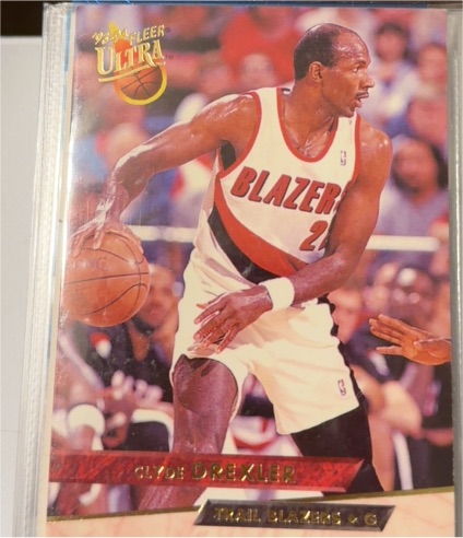 1993-94 Fleer Ultra #154 Clyde Drexler — front