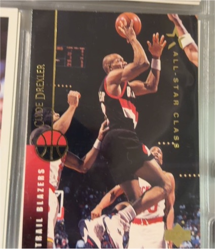 1994-95 Upper Deck #35 Clyde Drexler — front
