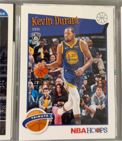 2019-20 Panini NBA Hoops #284 Kevin Durant — front