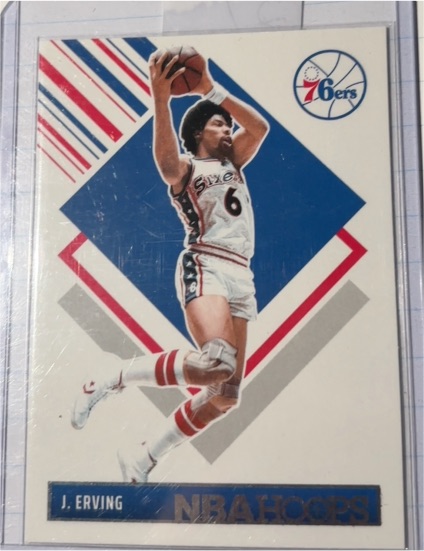 2024-25 Panini NBA Hoops Tribute #300 Julius Erving — front