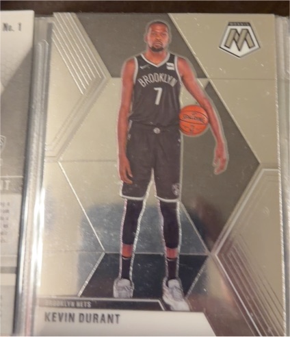 2019-20 Panini Mosaic #1 Kevin Durant — front