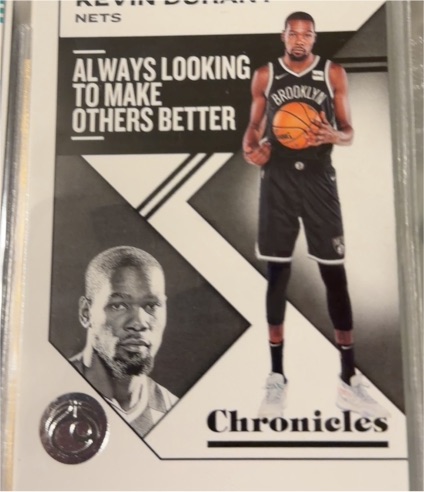 2019-20 Panini Chronicles #49 Kevin Durant — front