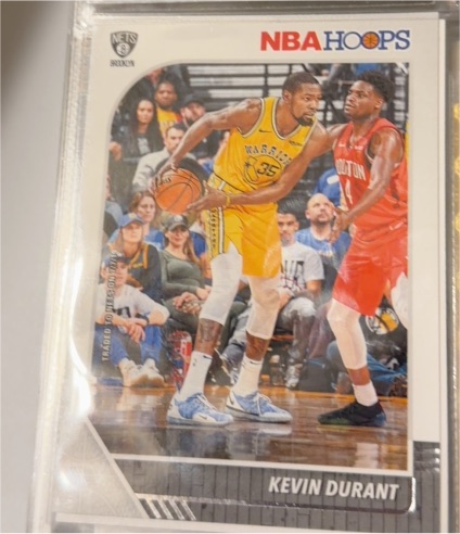 2019-20 Panini NBA Hoops #61 Kevin Durant — front