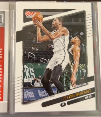 2021-22 Panini Donruss #8 Kevin Durant Brooklyn Nets — front