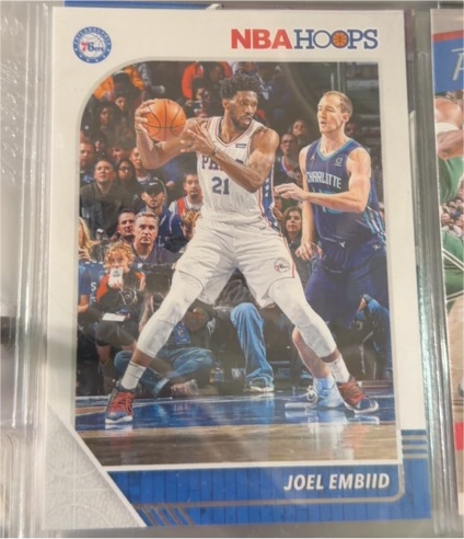 2019-20 Panini NBA Hoops #145 Joel Embiid — front