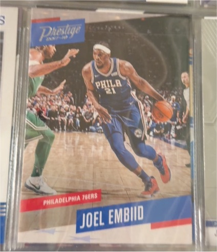2017-18 Panini Prestige #2 Joel Embiid — front