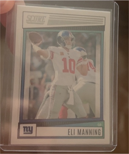 2022 Panini Score Football #240 Eli Manning — front