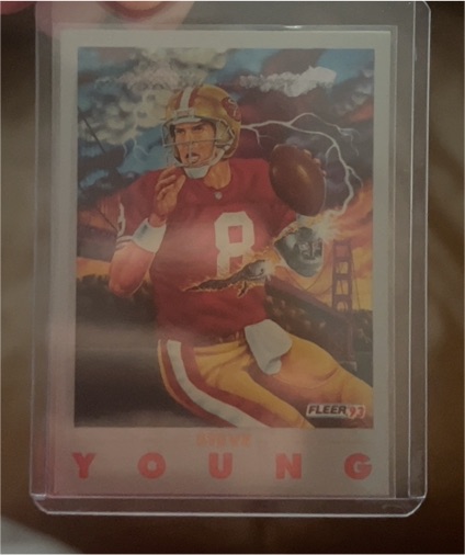 1993 Fleer #247 Steve Young — front