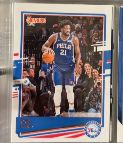 2020-21 Donruss #71 Joel Embiid — front