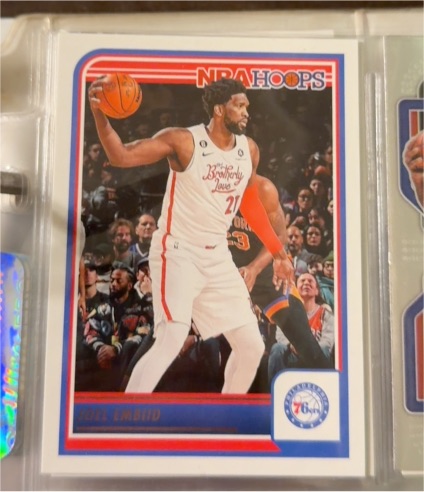 2023-24 Panini NBA Hoops #142 Joel Embiid — front