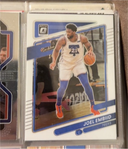 2021-22 Panini Donruss Optic #88 Joel Embiid — front