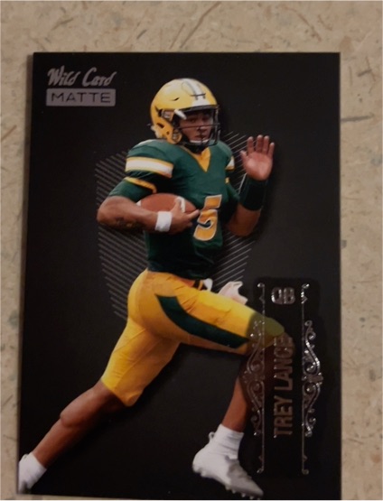 2021 Wild Card Matte #MBC-6 Trey Lance — front