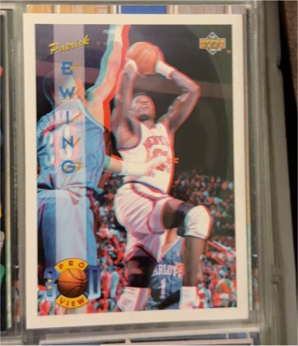 1993-94 Upper Deck Pro View 3D #8 Patrick Ewing — front