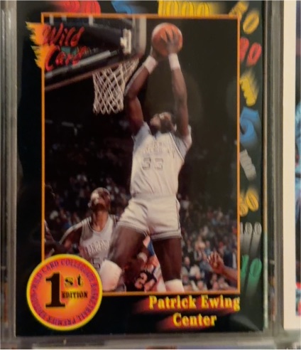 1991-92 AAA Sports Wild Card 1st Edition #15 Patrick Ewing — front