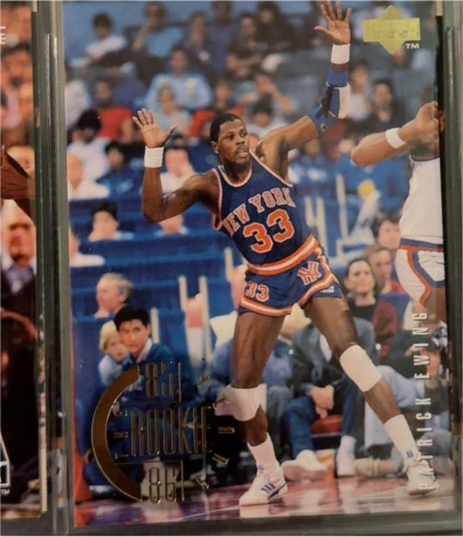 1995-96 Upper Deck #140 Patrick Ewing The Rookie Years — front
