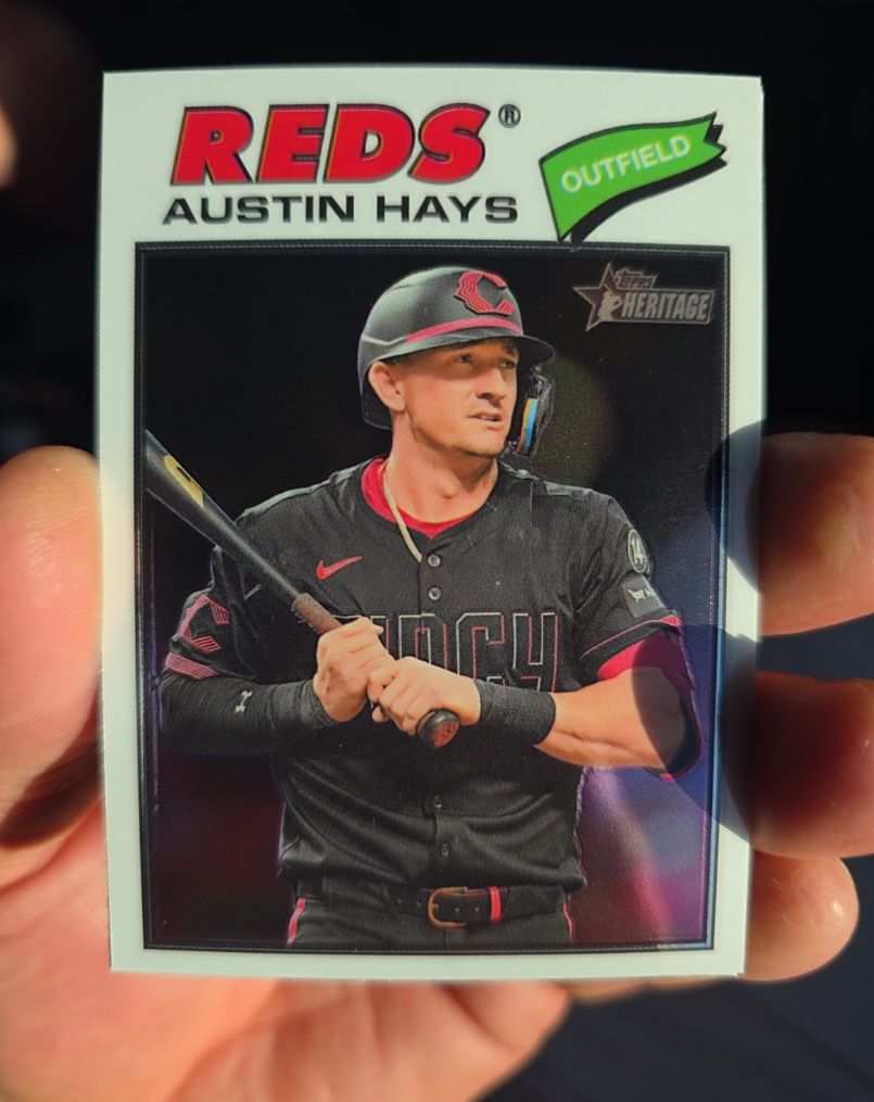 2026 Topps Heritage #80 Austin Hays — front