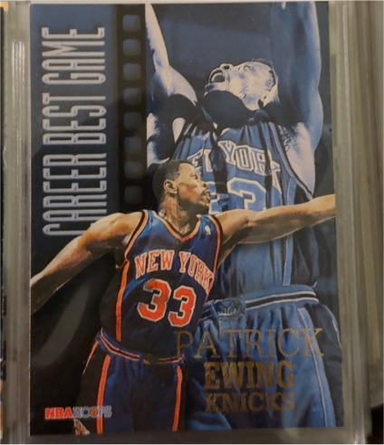 1996-97 NBA Hoops Career Best Game #330 Patrick Ewing — front