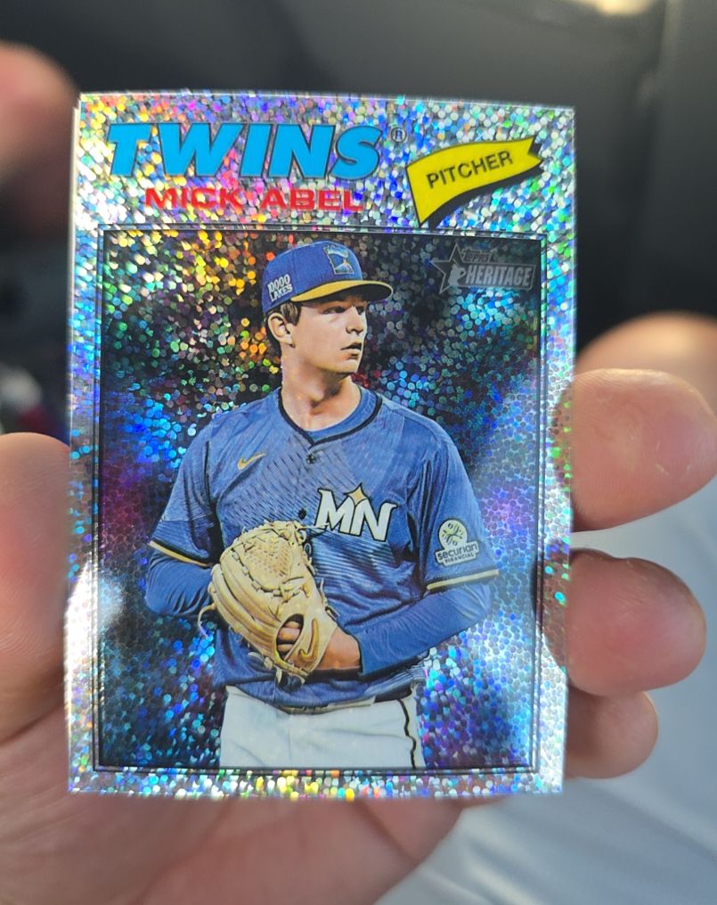 2026 Topps Heritage Chrome #292 Mick Abel — front