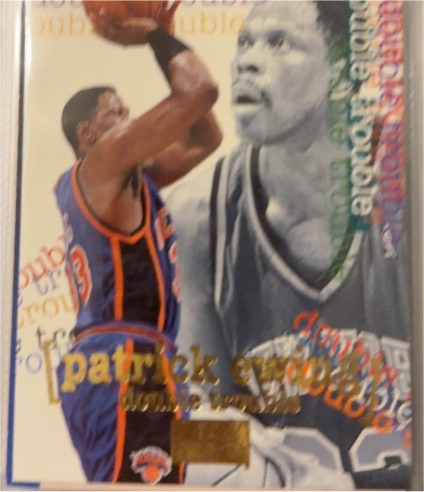 1996-97 SkyBox Premium #262 Patrick Ewing Double Trouble — front