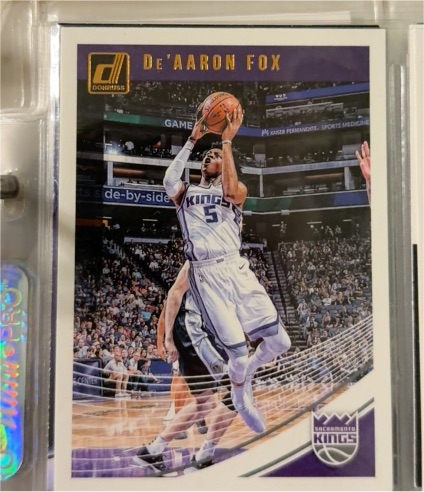 2018 Donruss #51 De'Aaron Fox — front