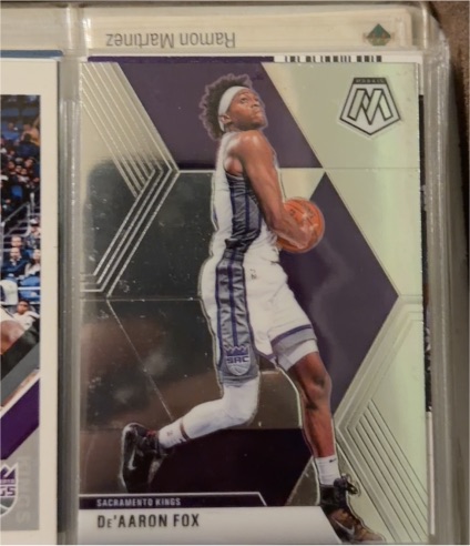 2019-20 Panini Mosaic #10 De'Aaron Fox — front
