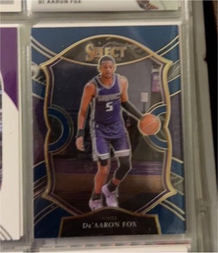2020-21 Panini Select #32 De'Aaron Fox — front