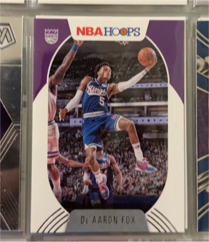 2020-21 Panini NBA Hoops #89 De'Aaron Fox — front