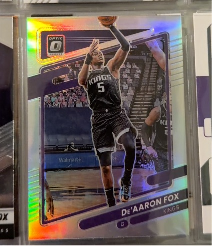 2021-22 Donruss Optic #85 De'Aaron Fox — front