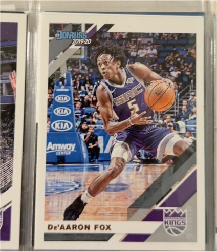 2019-20 Donruss #173 De'Aaron Fox — front