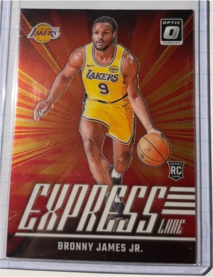 2024-25 Panini Donruss Optic #4 Bronny James Jr. Express Lane — front