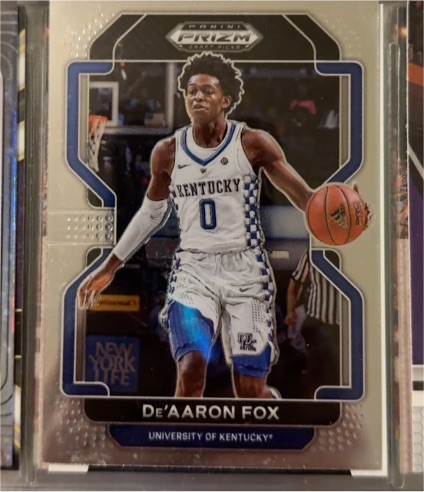 2022 Panini Prizm Draft Picks #11 De'Aaron Fox — front