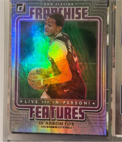 2020-21 Donruss #26 De'Aaron Fox Franchise Features — front