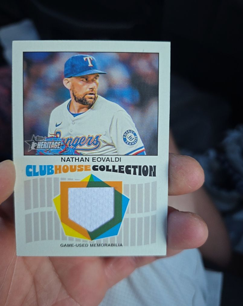 2026 Topps Heritage #CCR-NE Nathan Eovaldi — front