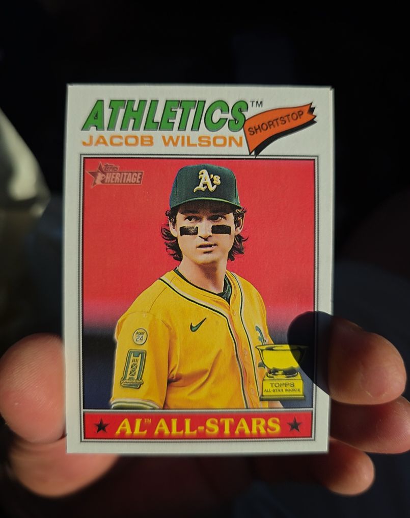 2026 Topps Heritage #17 Jacob Wilson — front