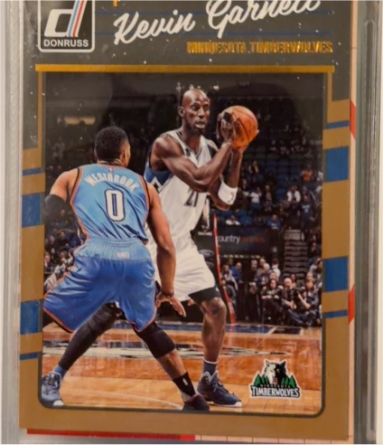 2016-17 Panini Donruss #129 Kevin Garnett — front